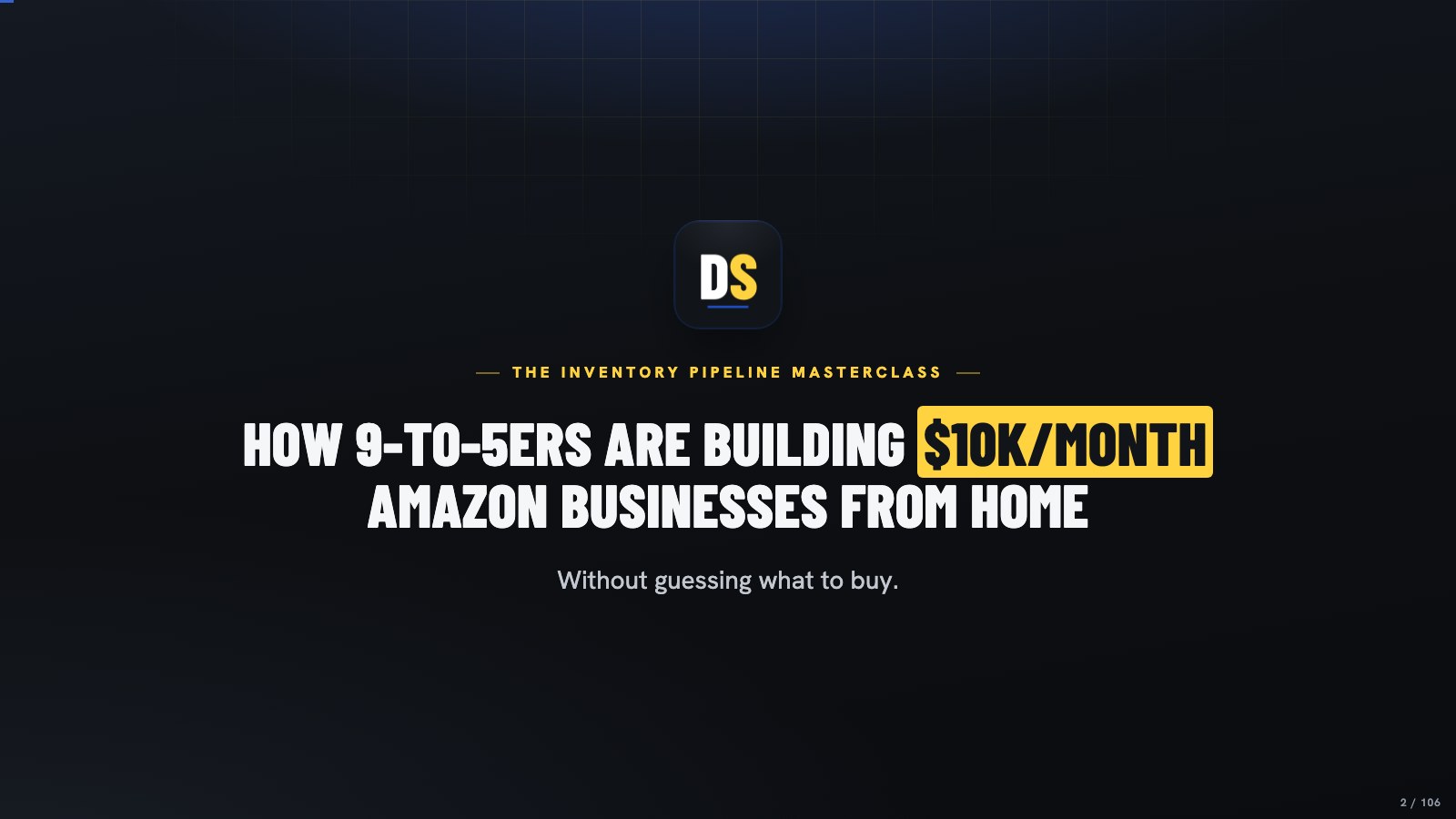 Webinar presentation preview