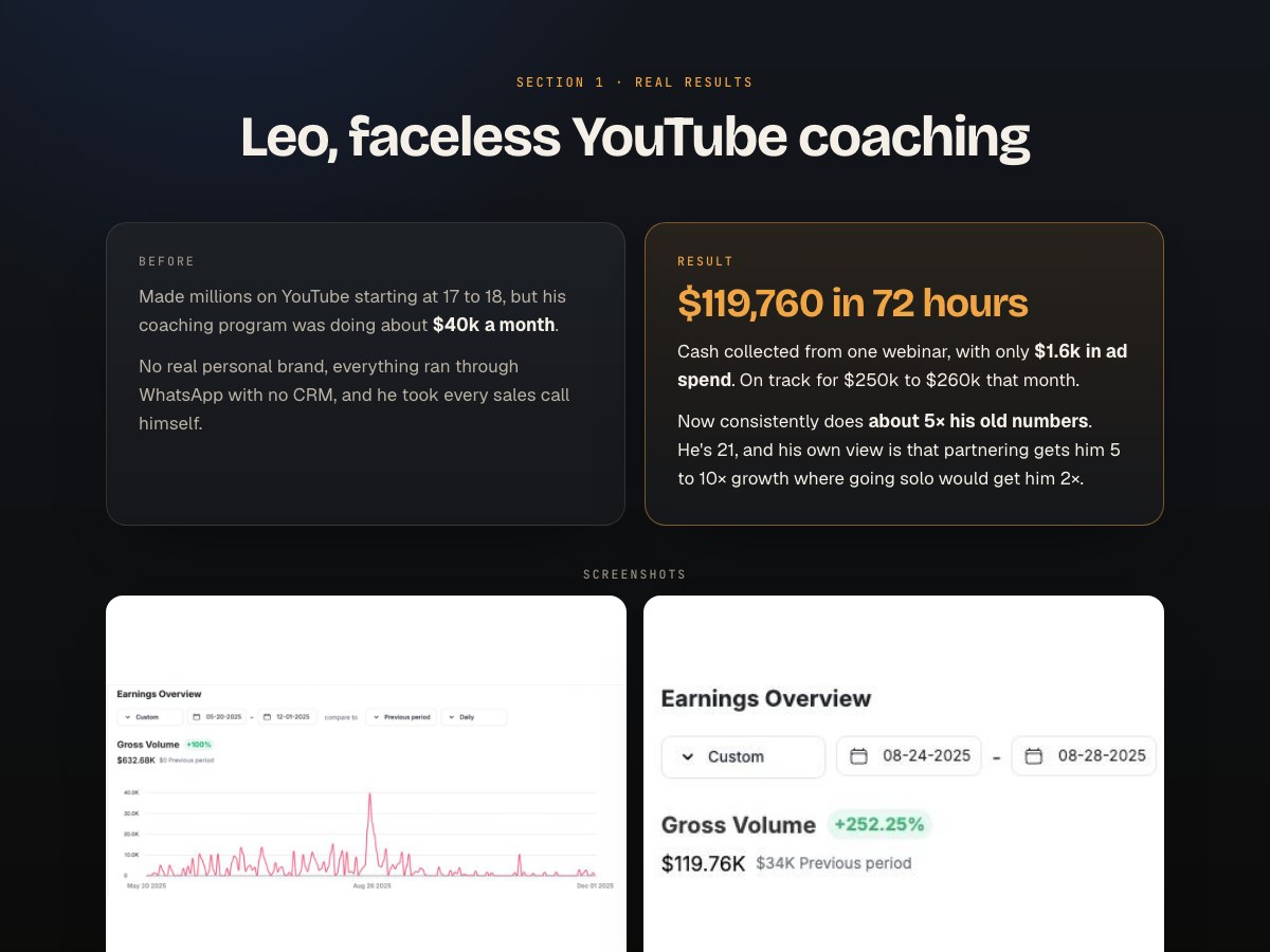 $119,760 in 72 hours preview