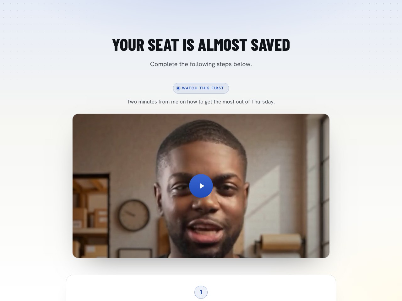 Thank-you page preview